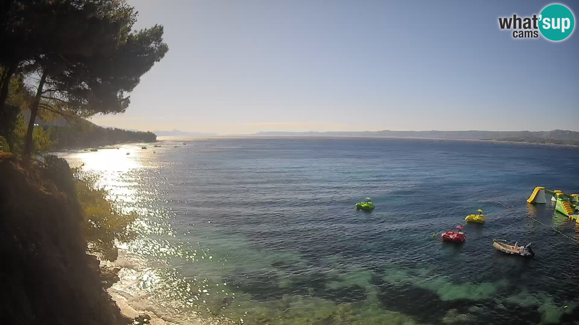 Webcam Strand Potočine Bol – Liveblick auf Borak Beach, Insel Brač
