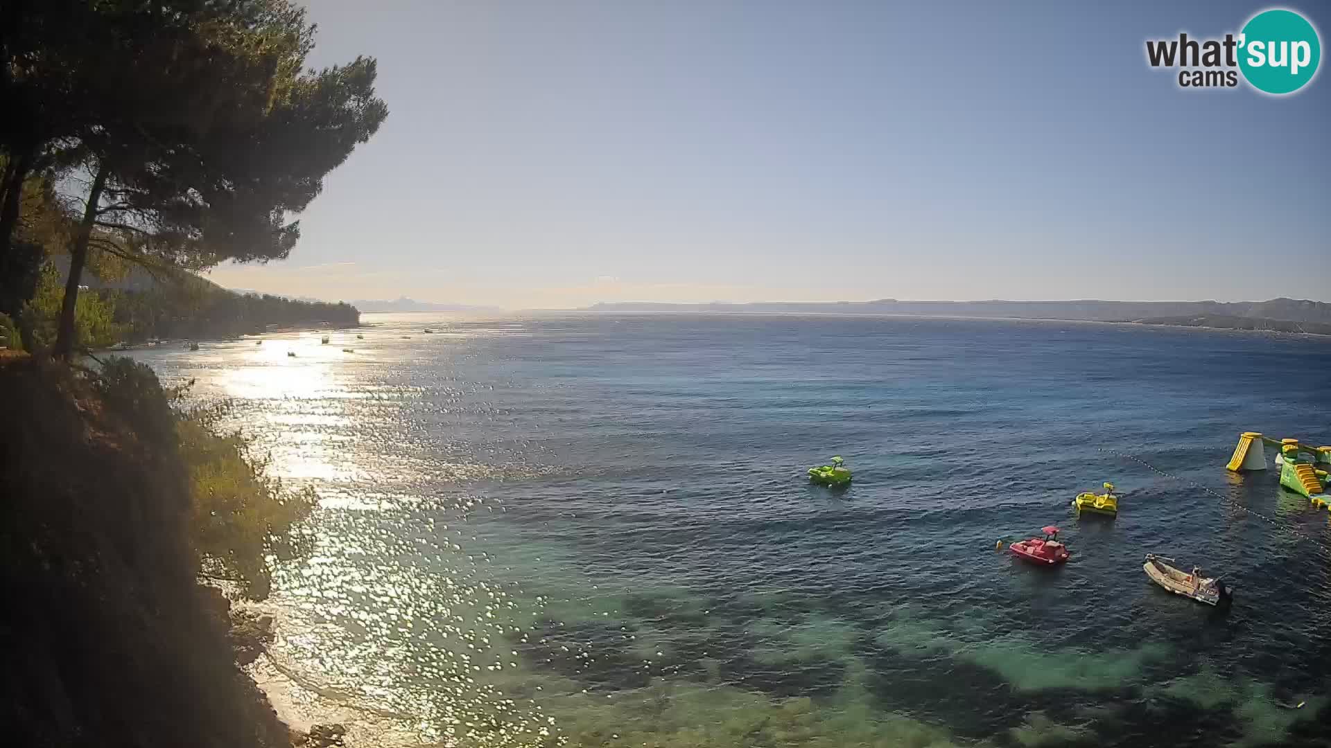 Webcam Playa Potočine Bol – Vista en vivo de Borak Beach, Isla de Brač