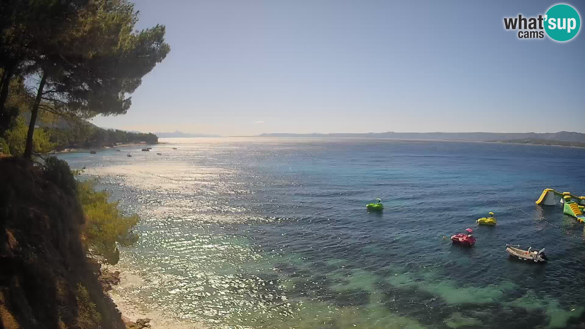Webcam Potočine Beach Bol – Live View of Borak Beach, Brač Island