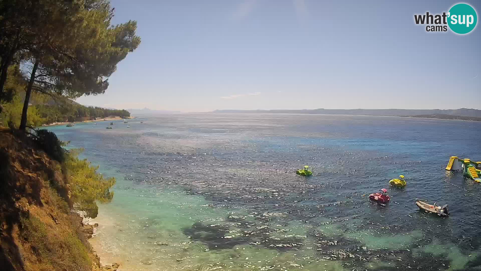 Webcam Potočine Beach Bol – Live View of Borak Beach, Brač Island