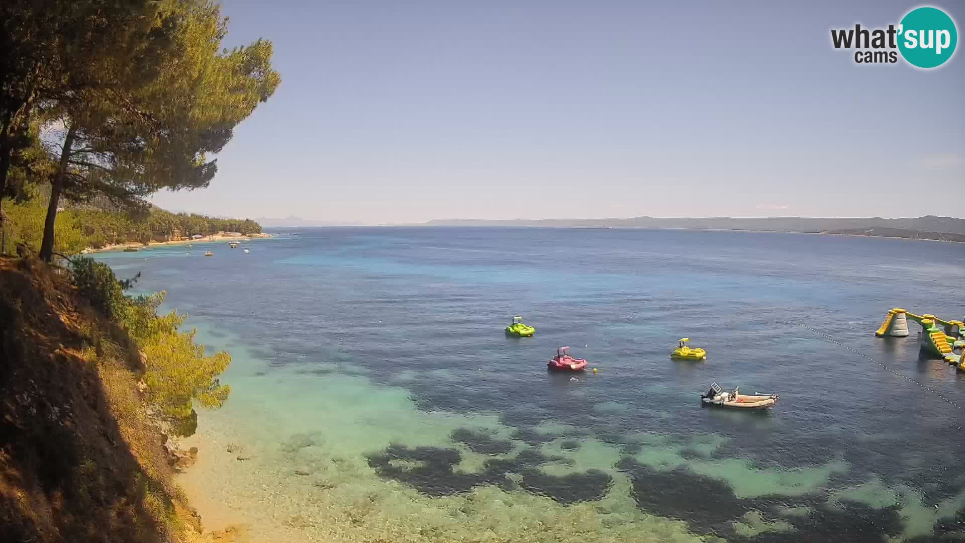 Webcam Potočine Beach Bol – Live View of Borak Beach, Brač Island