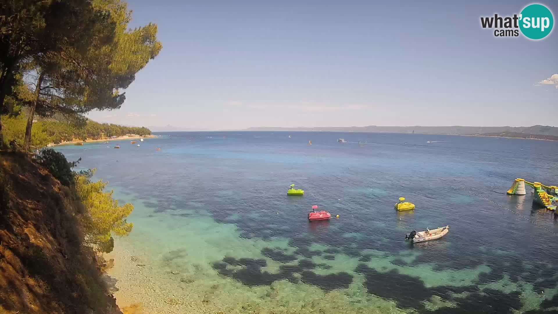 Webcam Potočine Beach Bol – Live View of Borak Beach, Brač Island