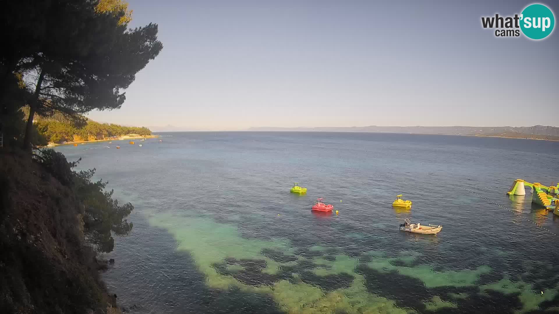 Webcam Strand Potočine Bol – Liveblick auf Borak Beach, Insel Brač