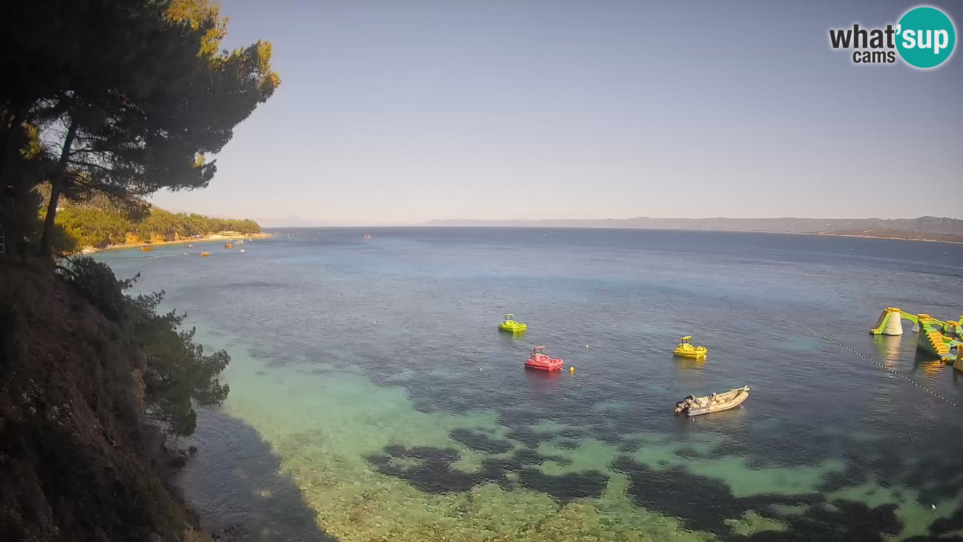 Webcam Potočine Beach Bol – Live View of Borak Beach, Brač Island