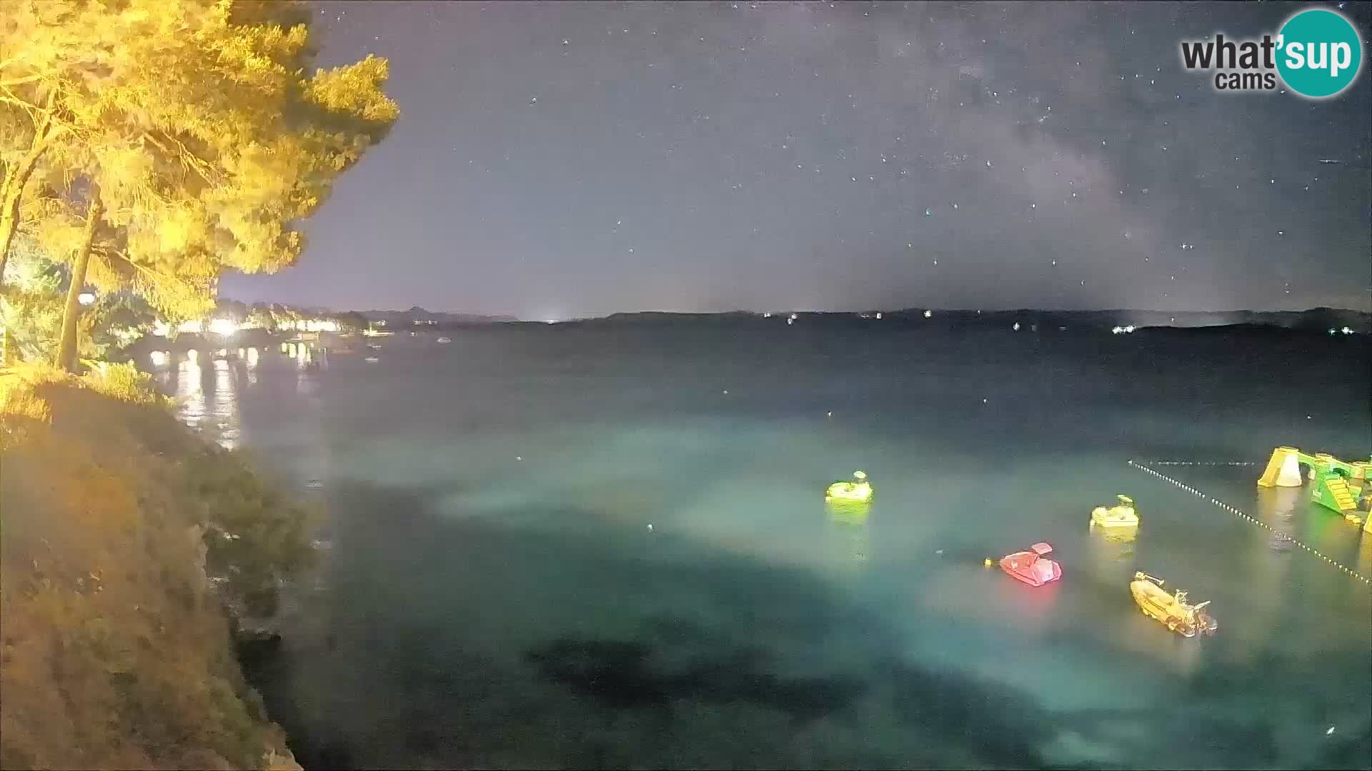 Webcam Potočine Beach Bol – Live View of Borak Beach, Brač Island