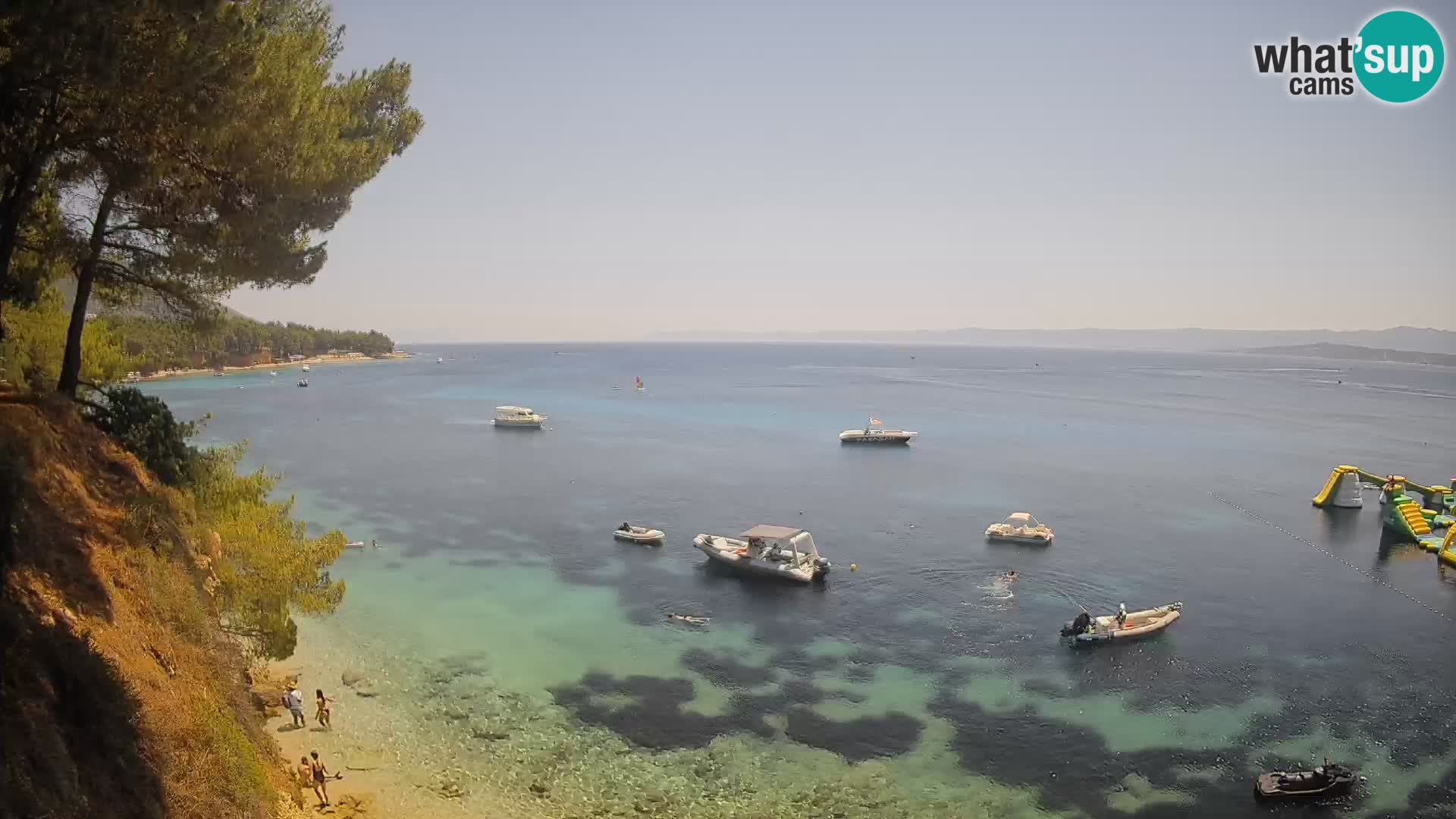 Webcam Potočine Beach Bol – Live View of Borak Beach, Brač Island