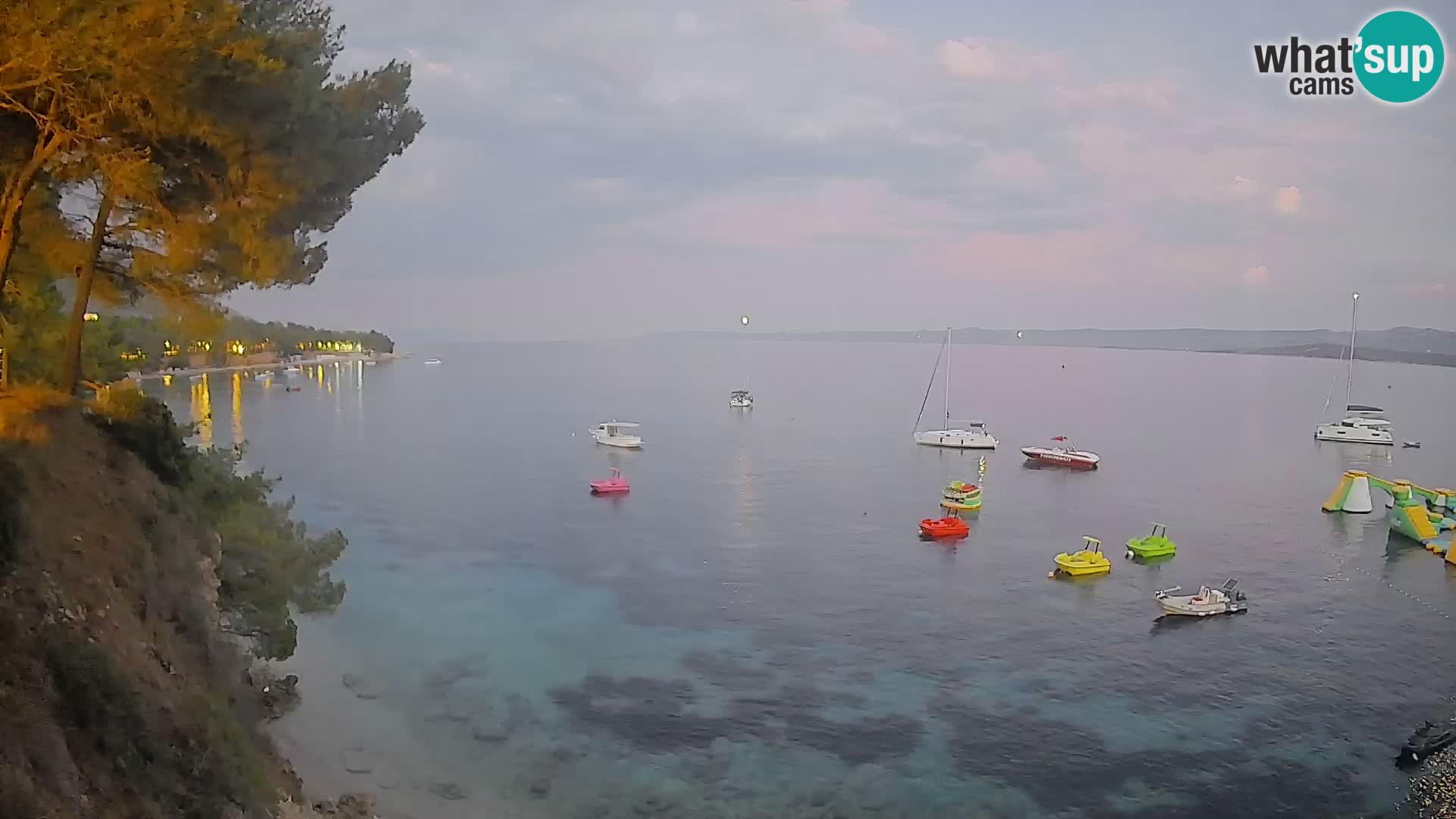 Webcam Strand Potočine Bol – Liveblick auf Borak Beach, Insel Brač