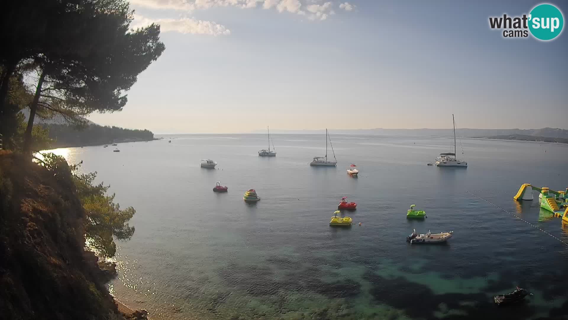 Webcam Potočine Beach Bol – Live View of Borak Beach, Brač Island