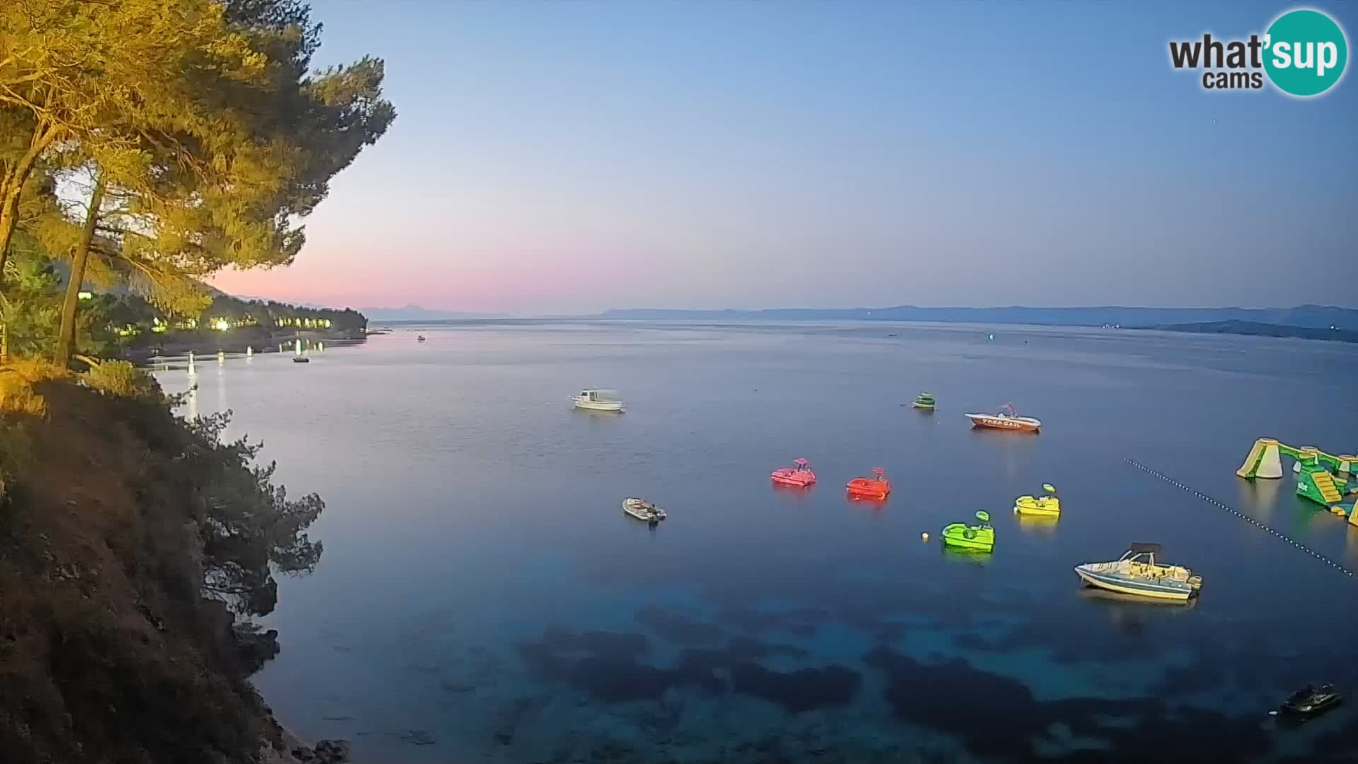 Webcam Playa Potočine Bol – Vista en vivo de Borak Beach, Isla de Brač