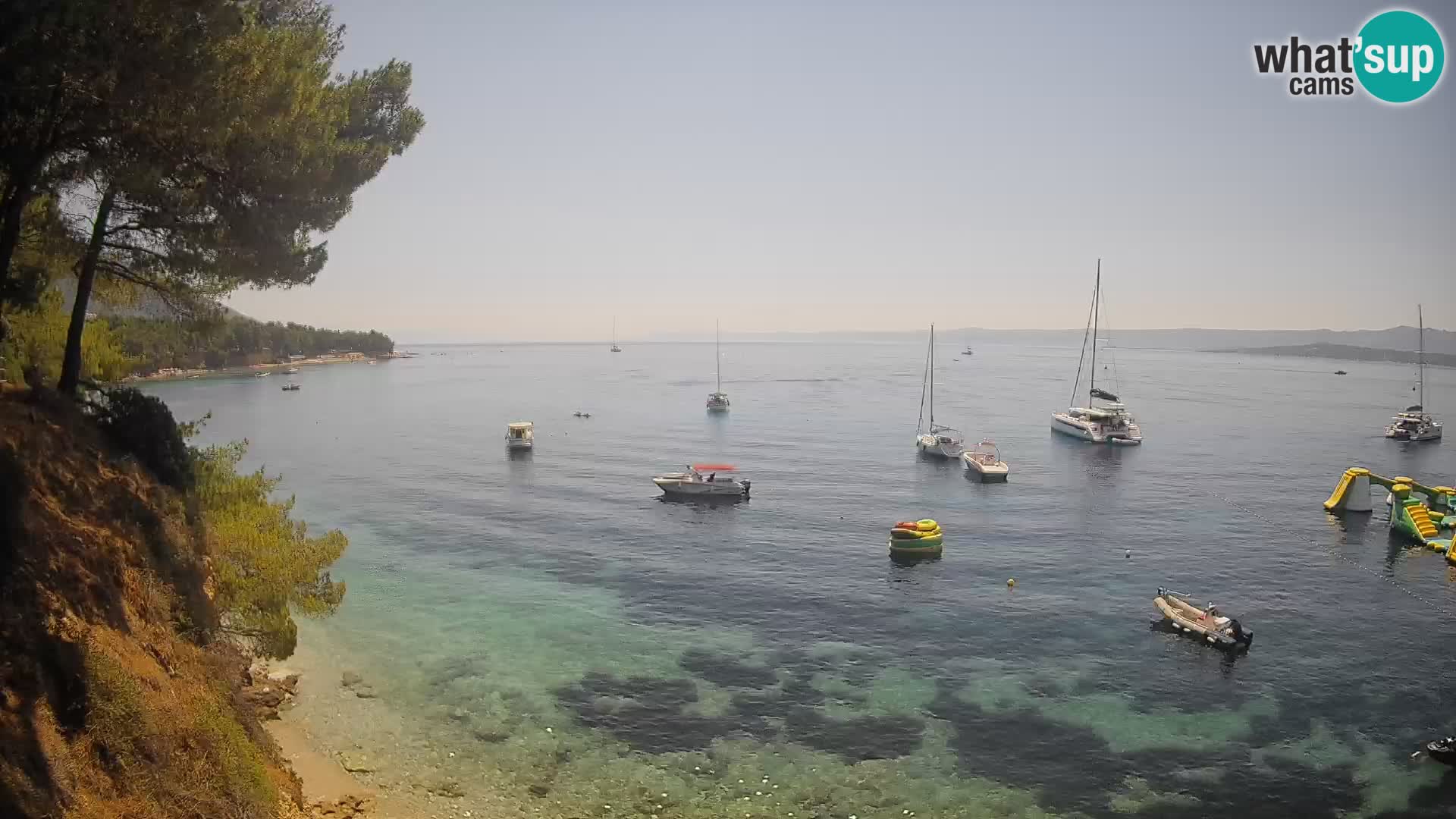 Webcam Strand Potočine Bol – Liveblick auf Borak Beach, Insel Brač
