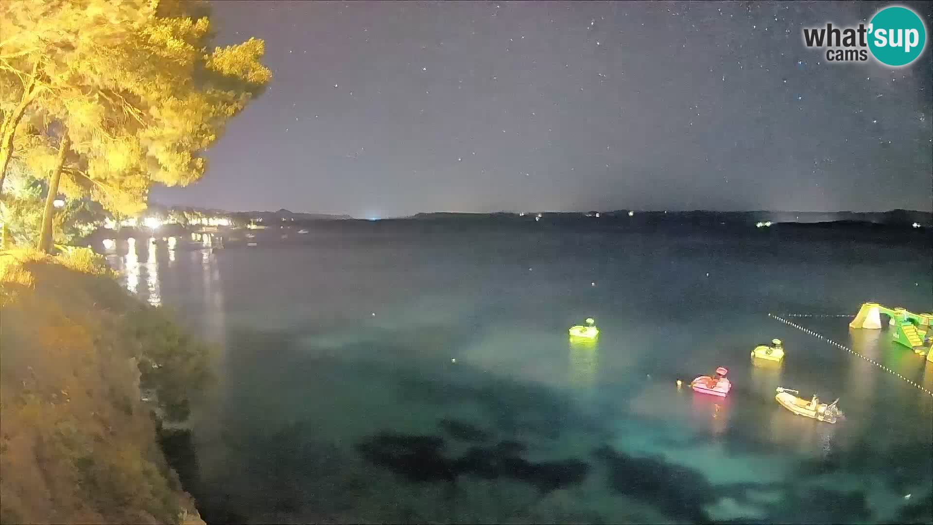 Webcam Potočine Beach Bol – Live View of Borak Beach, Brač Island