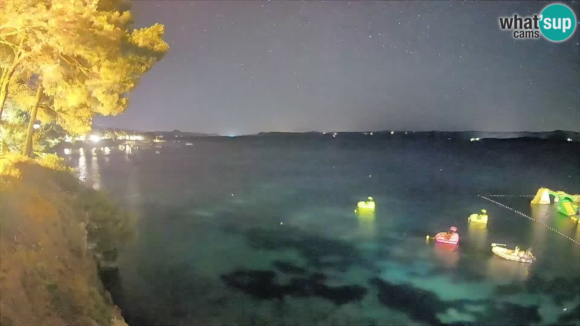 Webcam Potočine Beach Bol – Live View of Borak Beach, Brač Island