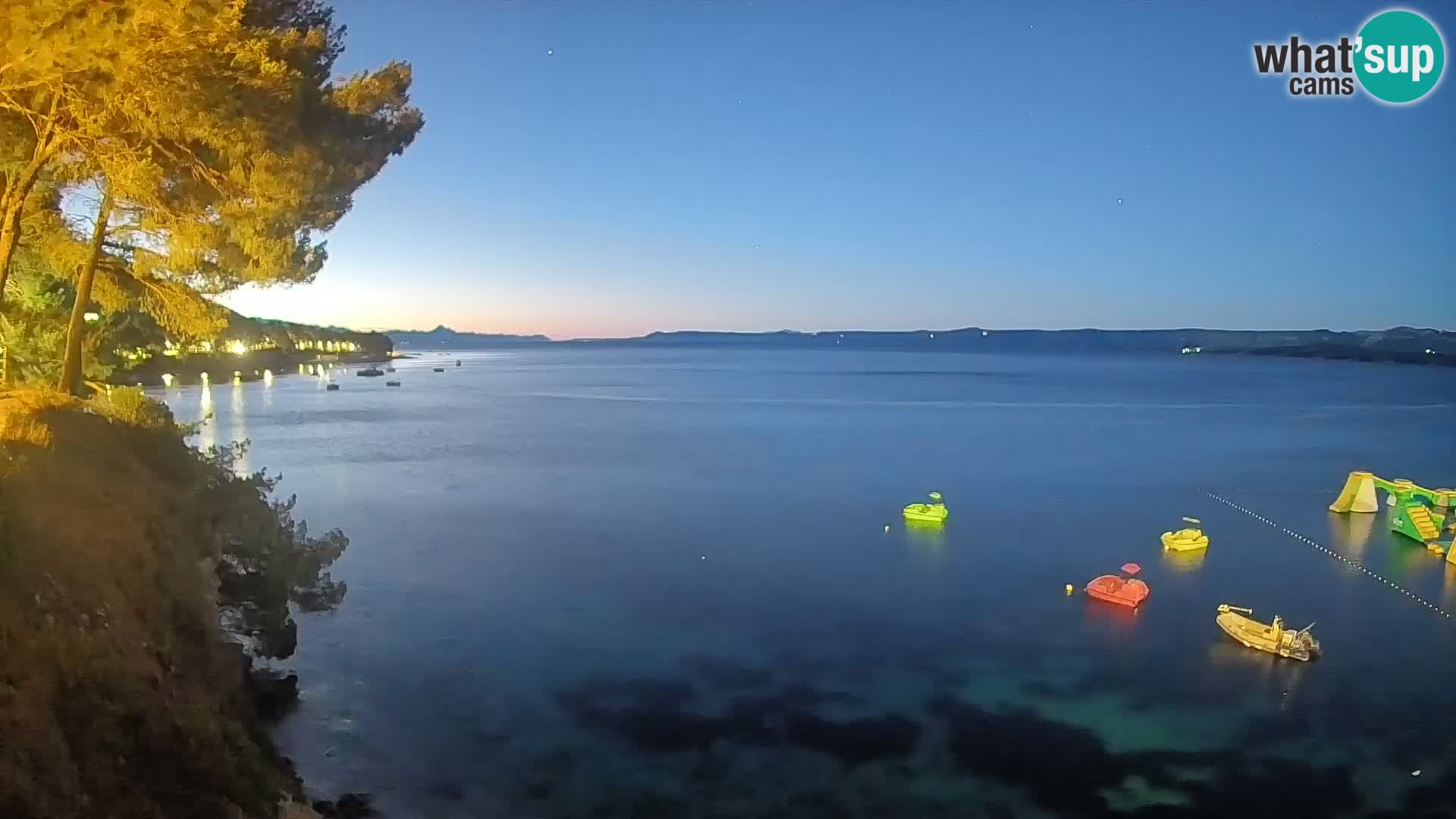Webcam Playa Potočine Bol – Vista en vivo de Borak Beach, Isla de Brač