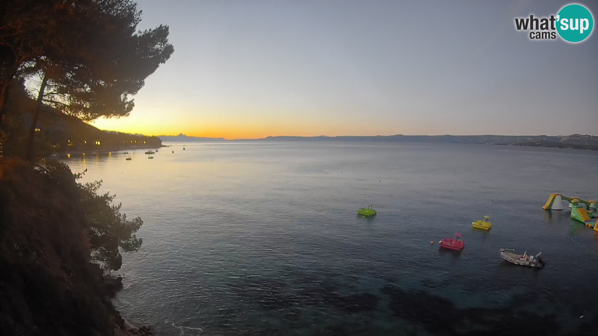 Webcam Potočine Beach Bol – Live View of Borak Beach, Brač Island