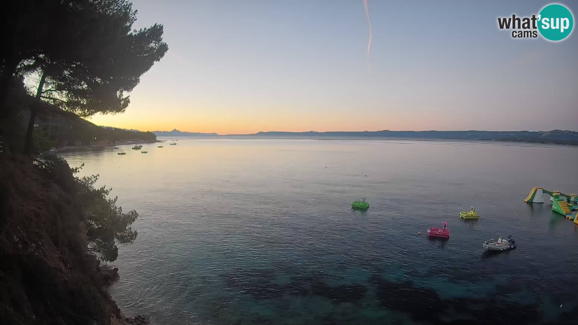 Webcam Strand Potočine Bol – Liveblick auf Borak Beach, Insel Brač