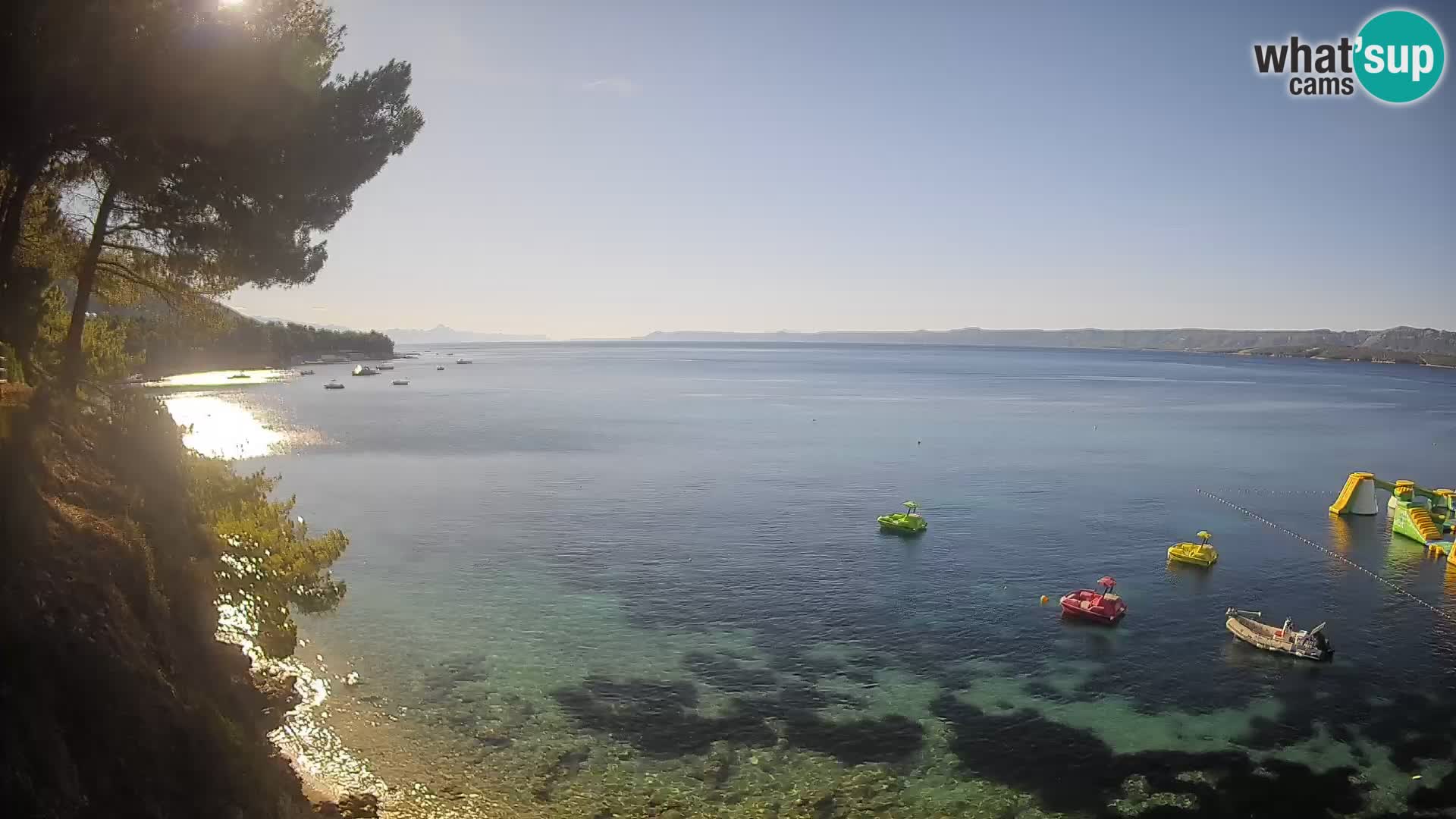 Webcam Strand Potočine Bol – Liveblick auf Borak Beach, Insel Brač