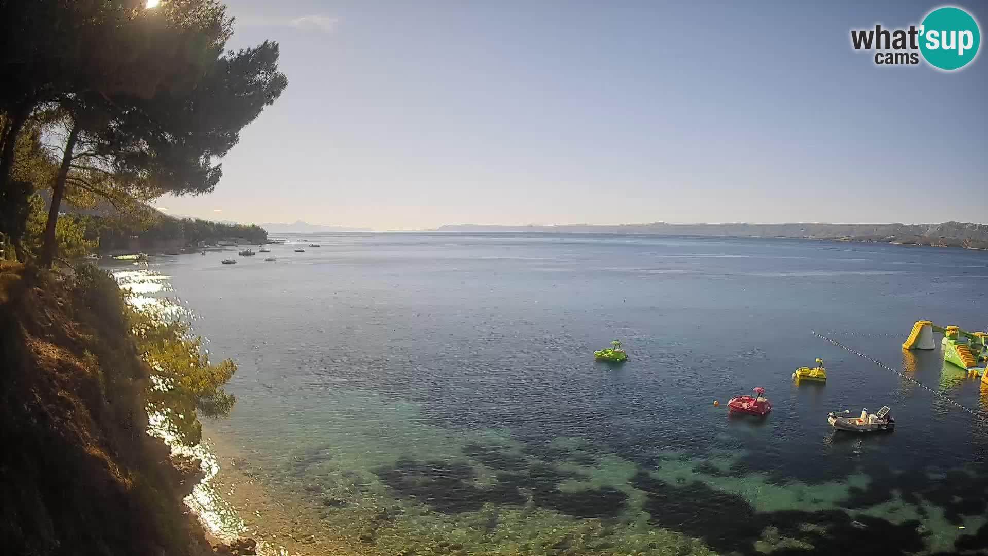 Webcam Potočine Beach Bol – Live View of Borak Beach, Brač Island