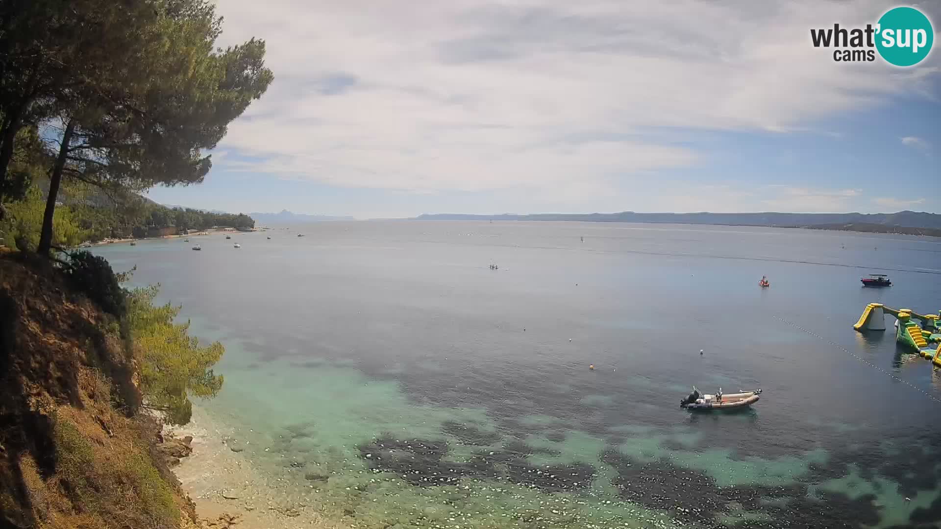 Webcam Strand Potočine Bol – Liveblick auf Borak Beach, Insel Brač