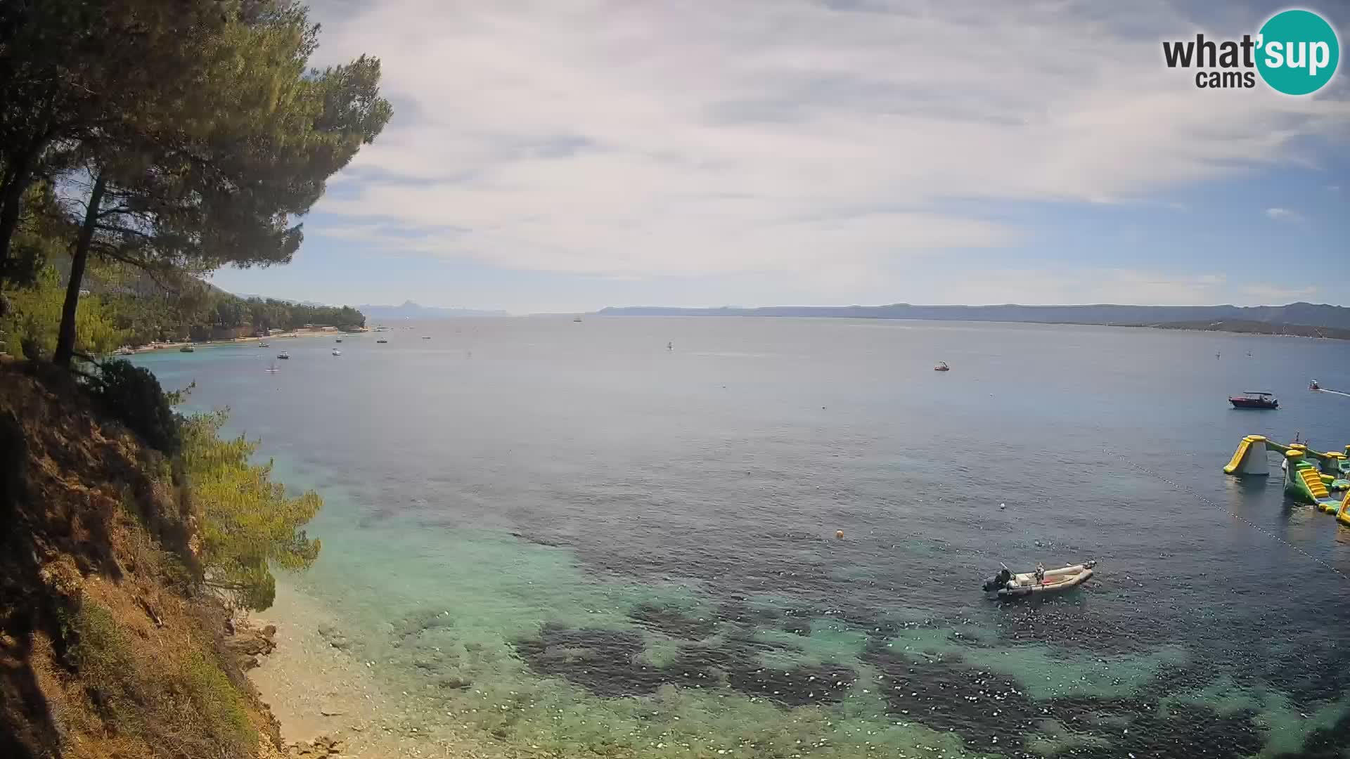 Webcam Playa Potočine Bol – Vista en vivo de Borak Beach, Isla de Brač