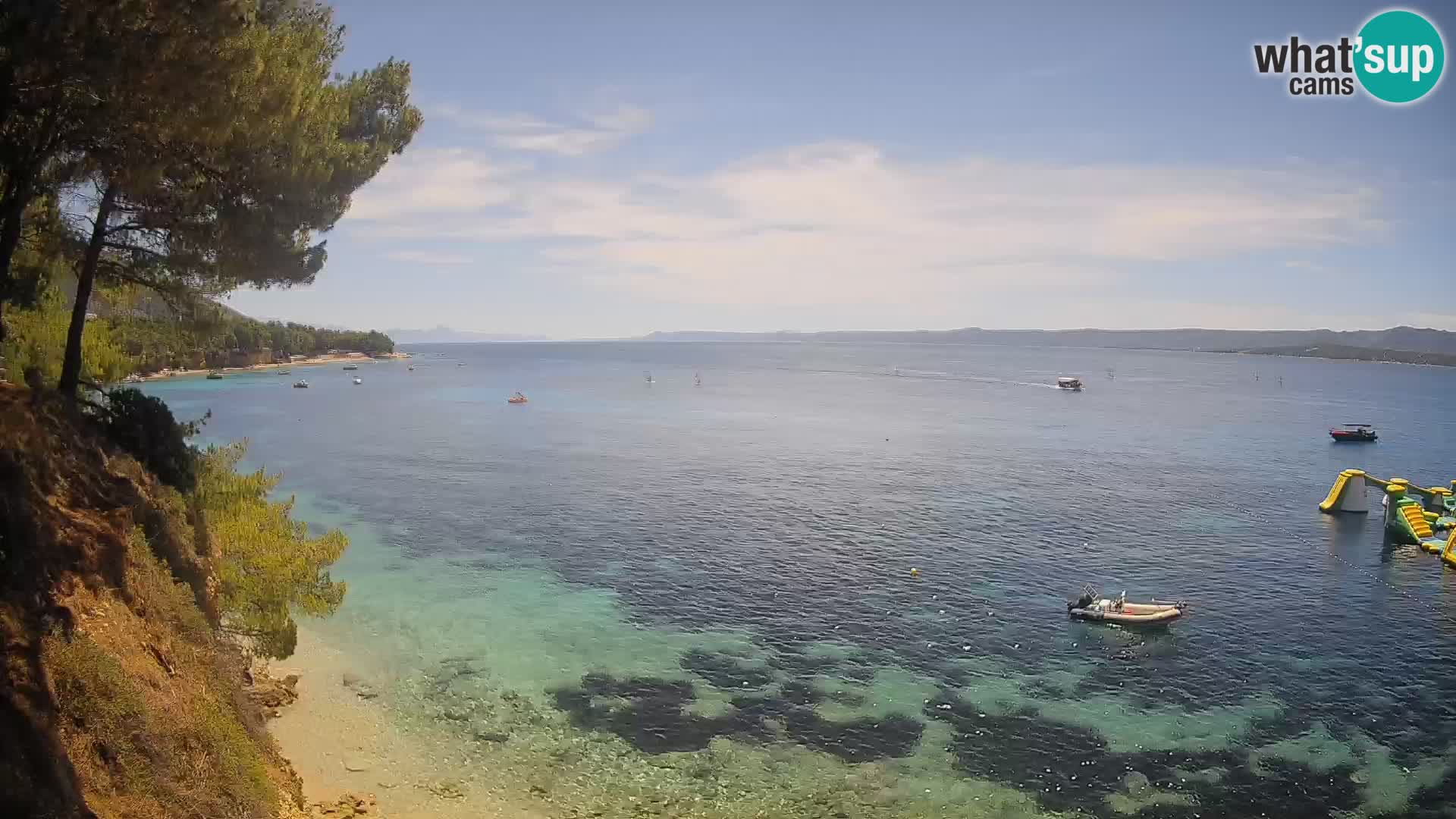 Webcam Playa Potočine Bol – Vista en vivo de Borak Beach, Isla de Brač