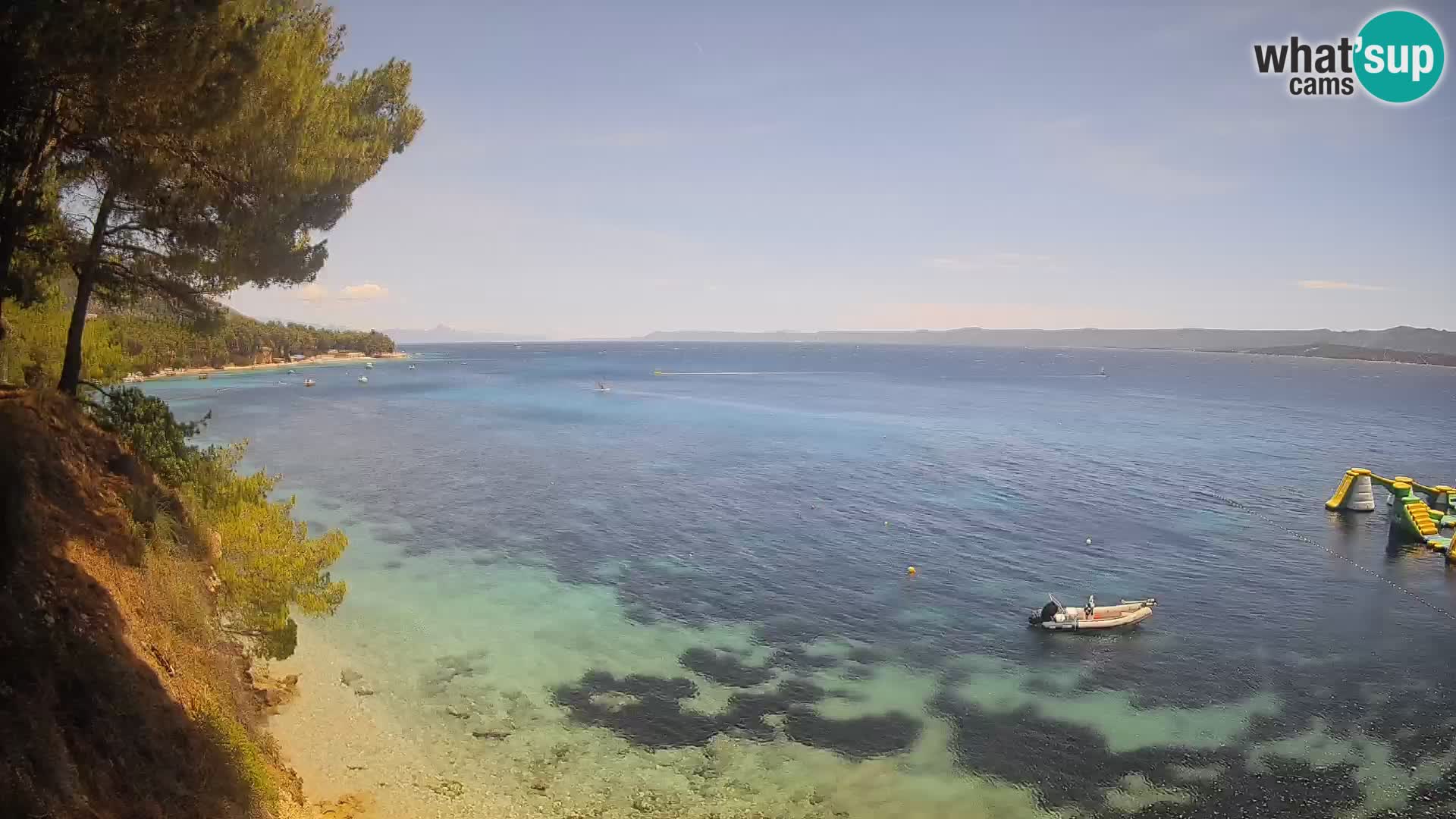 Webcam Potočine Beach Bol – Live View of Borak Beach, Brač Island