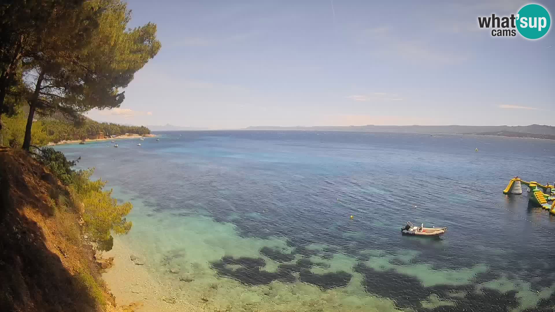Webcam Potočine Beach Bol – Live View of Borak Beach, Brač Island