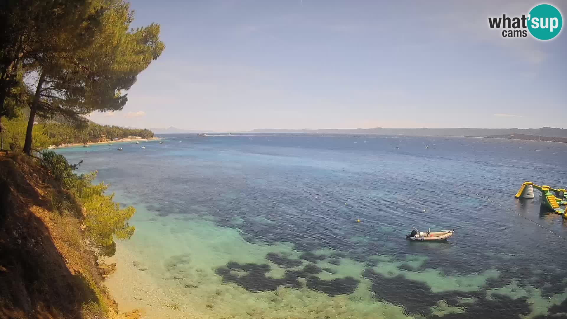 Webcam Playa Potočine Bol – Vista en vivo de Borak Beach, Isla de Brač