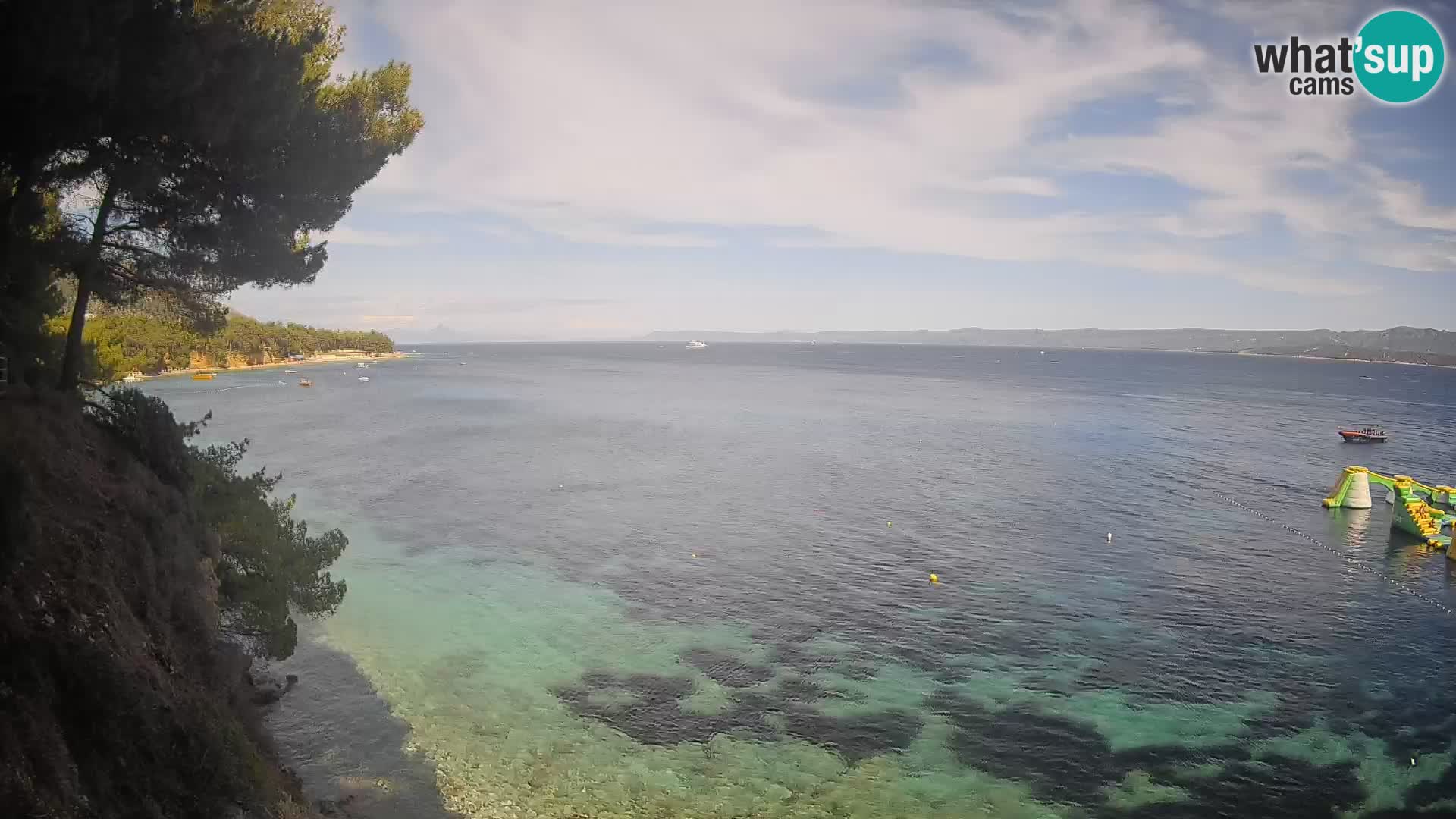 Webcam Strand Potočine Bol – Liveblick auf Borak Beach, Insel Brač