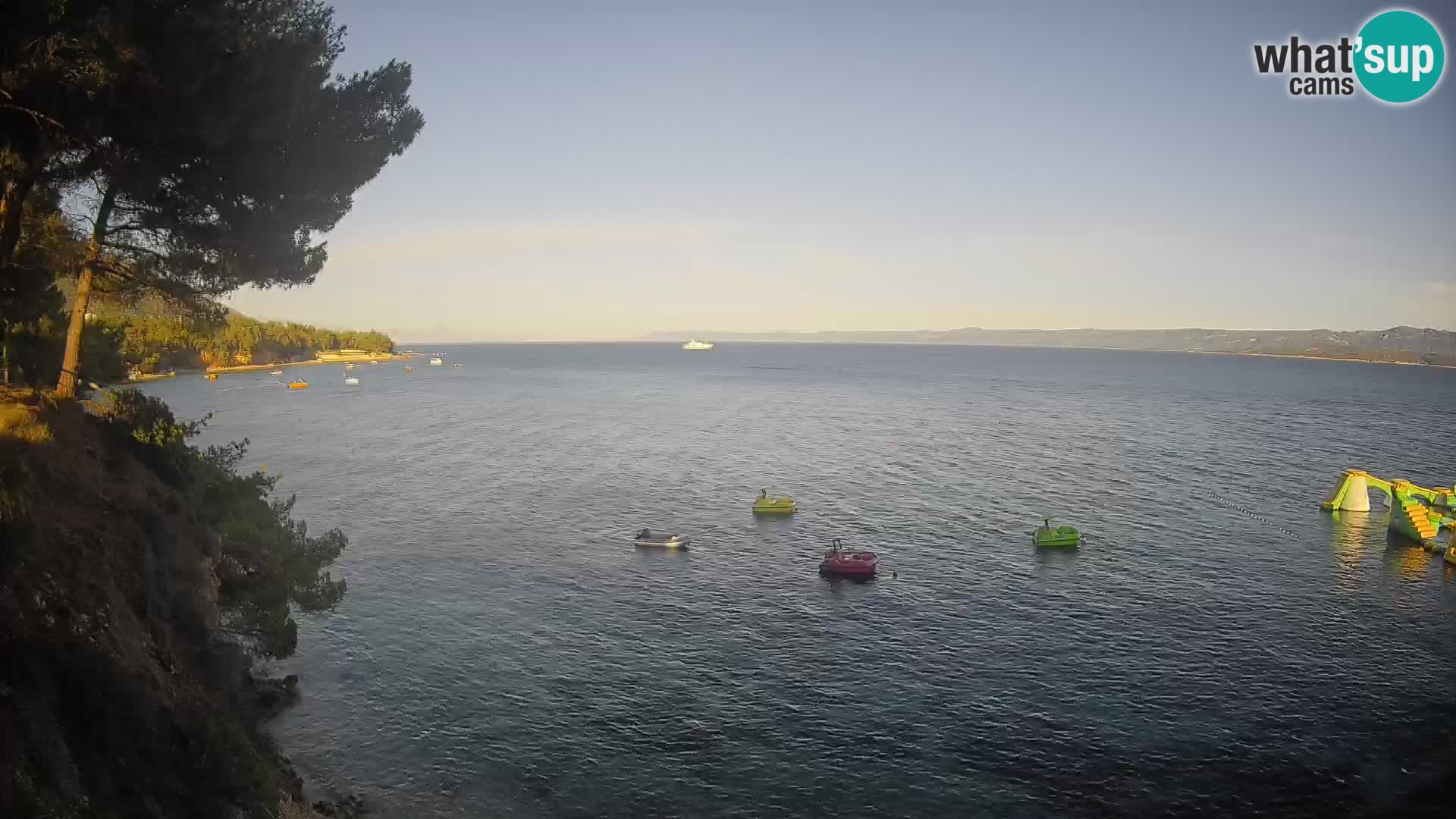 Webcam Strand Potočine Bol – Liveblick auf Borak Beach, Insel Brač
