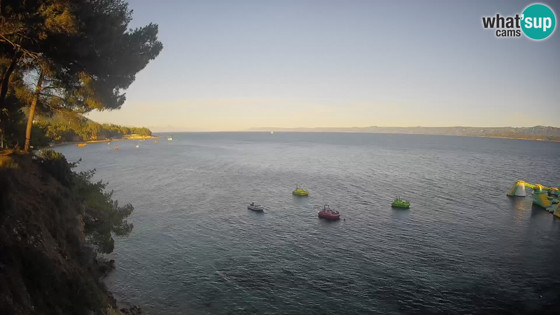 Webcam Strand Potočine Bol – Liveblick auf Borak Beach, Insel Brač