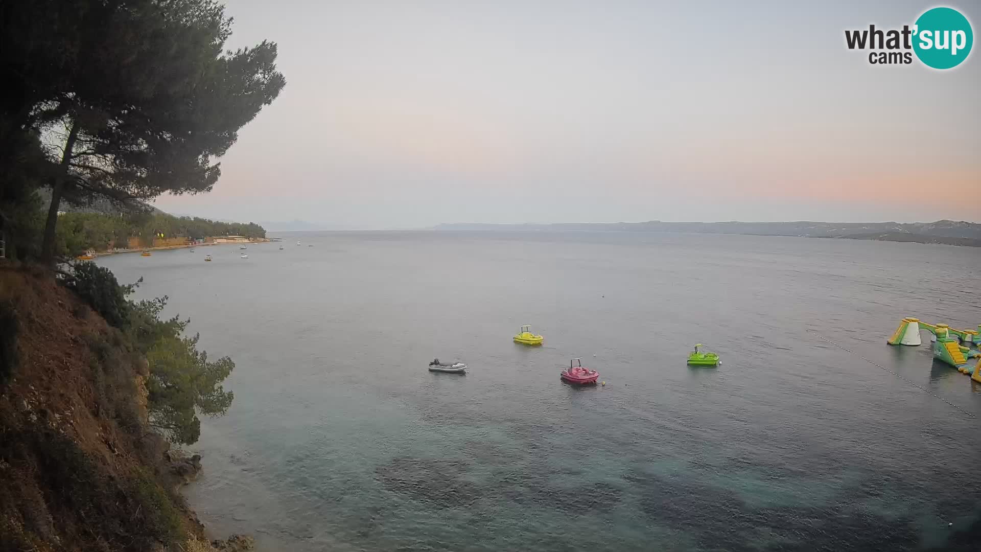 Webcam plage Potočine Bol – Vue en direct sur Borak Beach, île de Brač