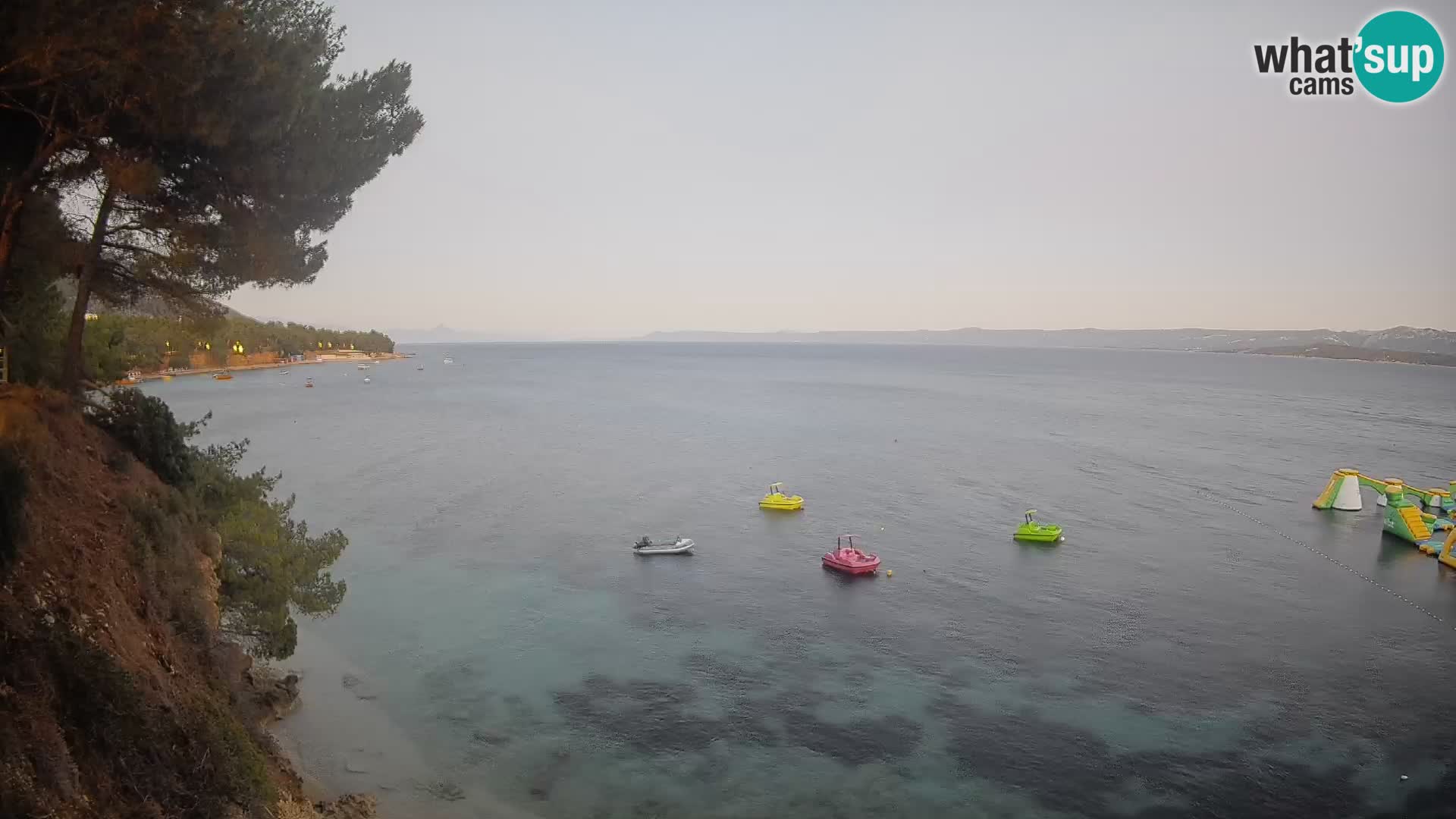 Webcam Strand Potočine Bol – Liveblick auf Borak Beach, Insel Brač