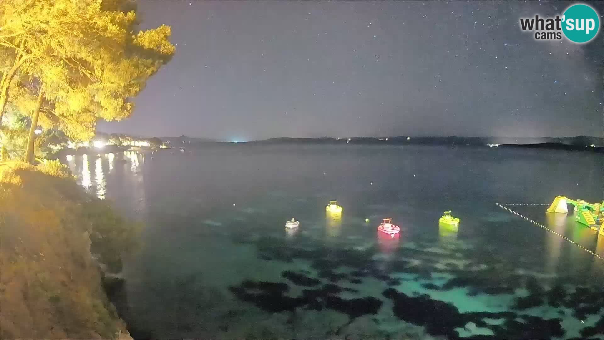 Webcam Potočine Beach Bol – Live View of Borak Beach, Brač Island