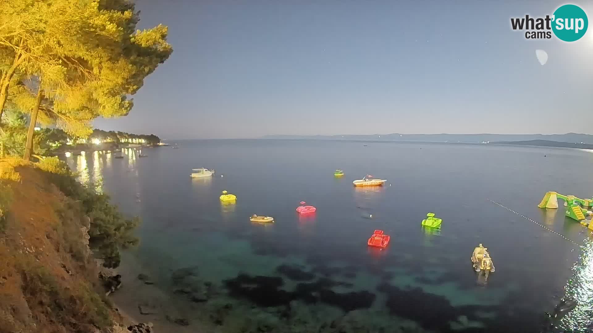 Webcam Potočine Beach Bol – Live View of Borak Beach, Brač Island
