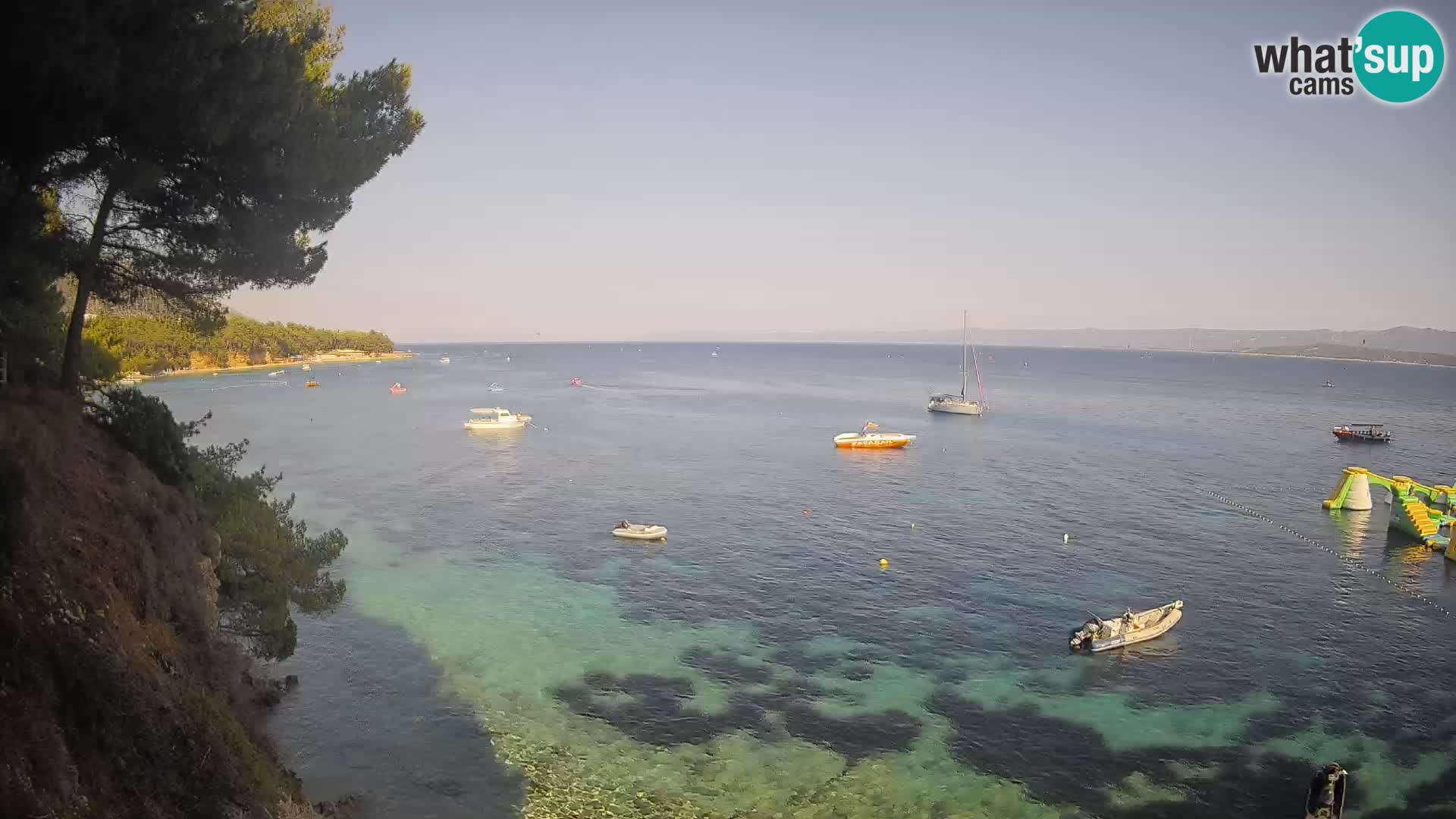 Webcam Potočine Beach Bol – Live View of Borak Beach, Brač Island