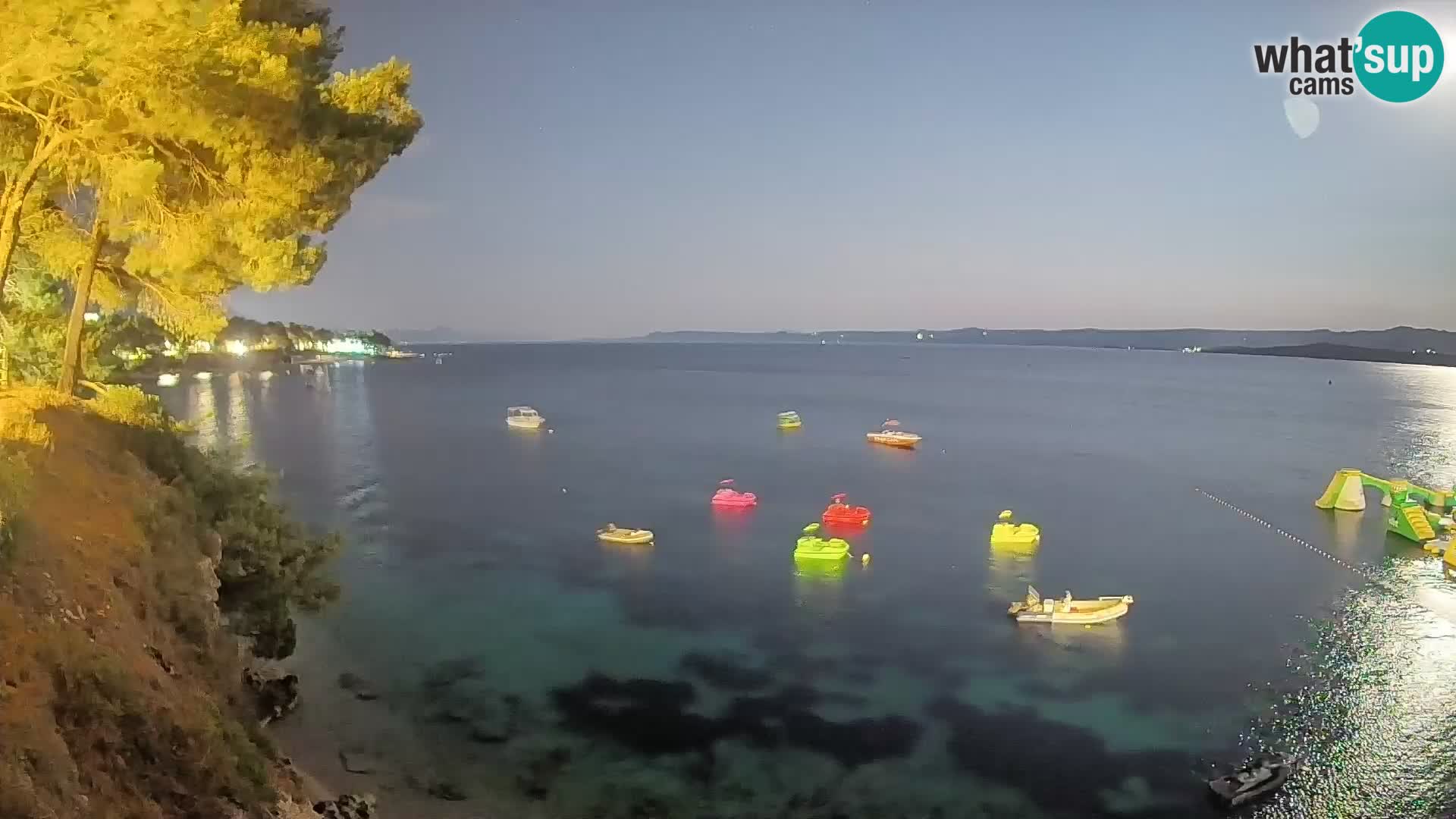 Webcam Potočine Beach Bol – Live View of Borak Beach, Brač Island