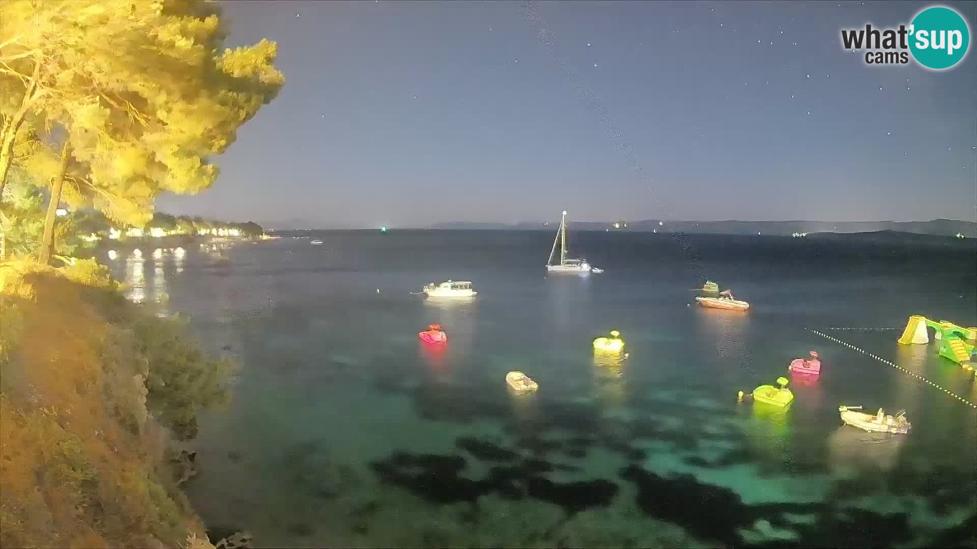 Webcam Playa Potočine Bol – Vista en vivo de Borak Beach, Isla de Brač