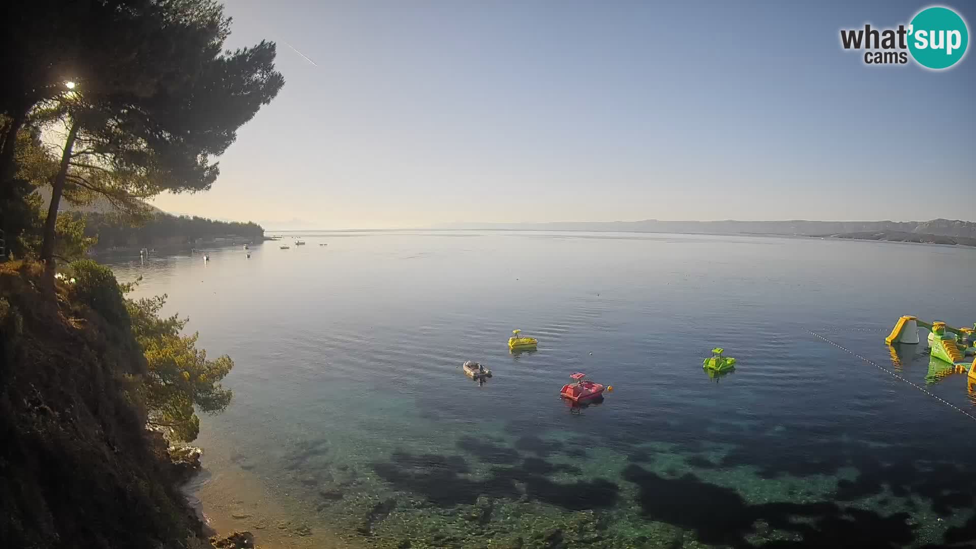 Webcam Strand Potočine Bol – Liveblick auf Borak Beach, Insel Brač