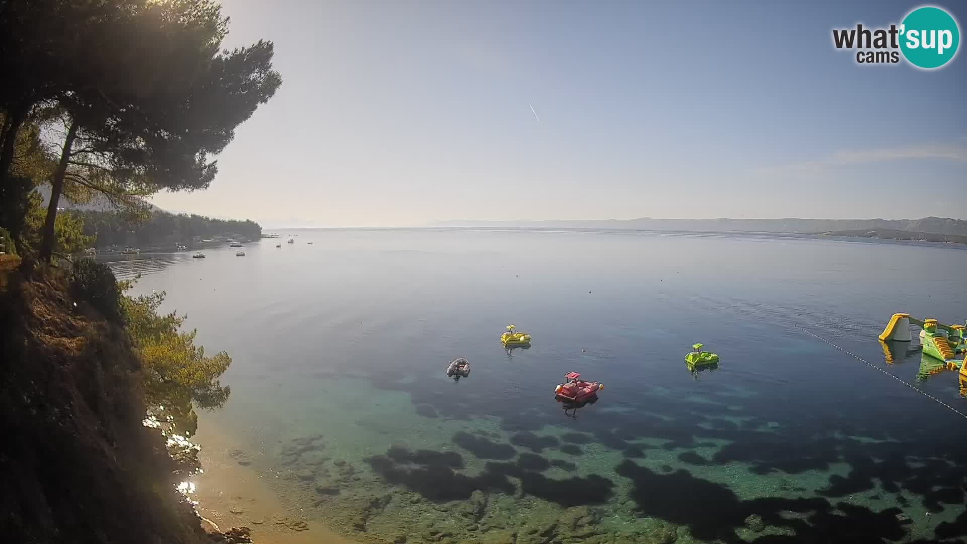 Webcam Potočine Beach Bol – Live View of Borak Beach, Brač Island