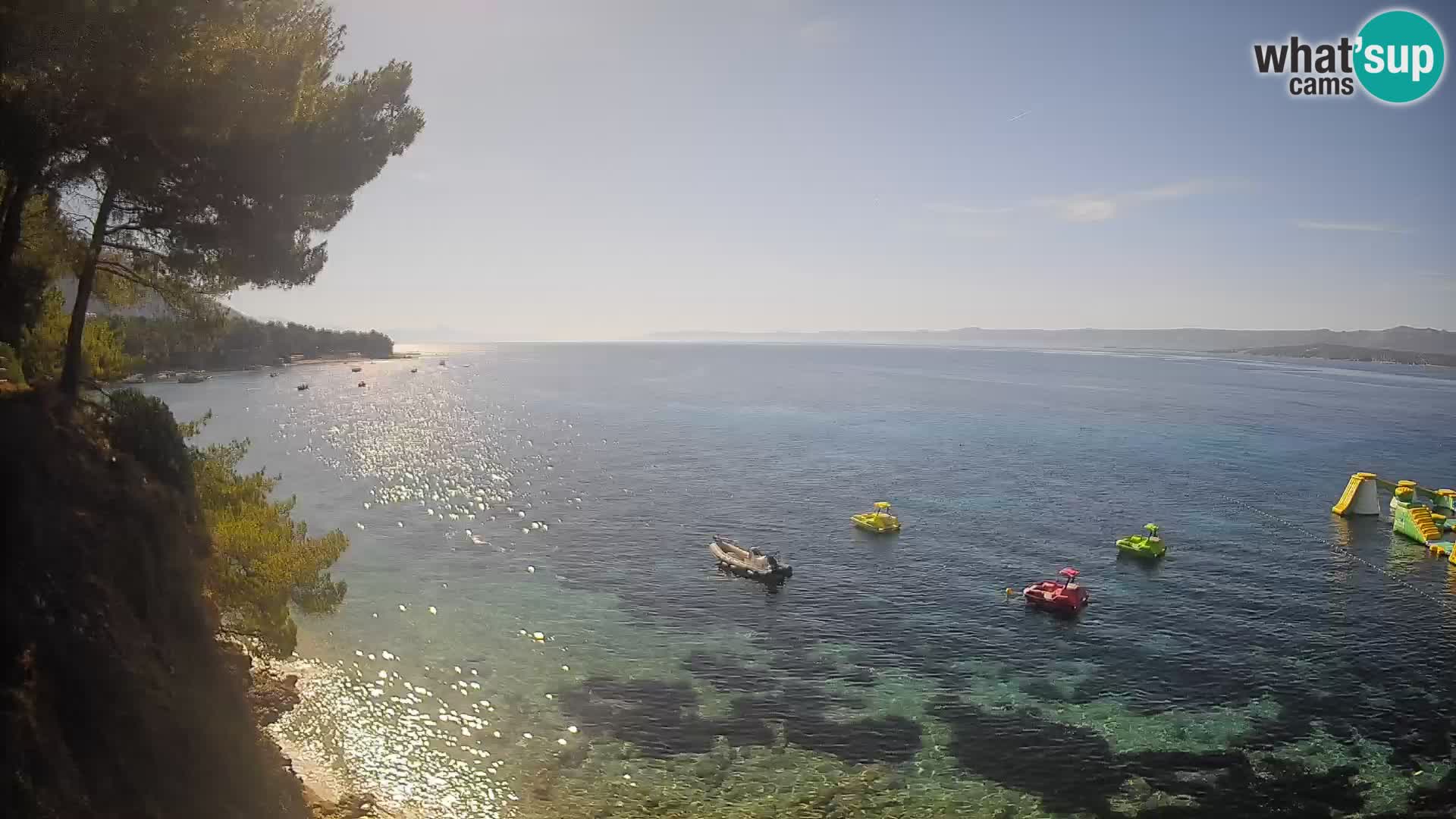 Webcam Potočine Beach Bol – Live View of Borak Beach, Brač Island