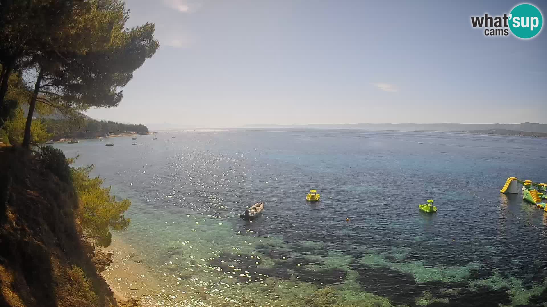 Webcam Potočine Beach Bol – Live View of Borak Beach, Brač Island