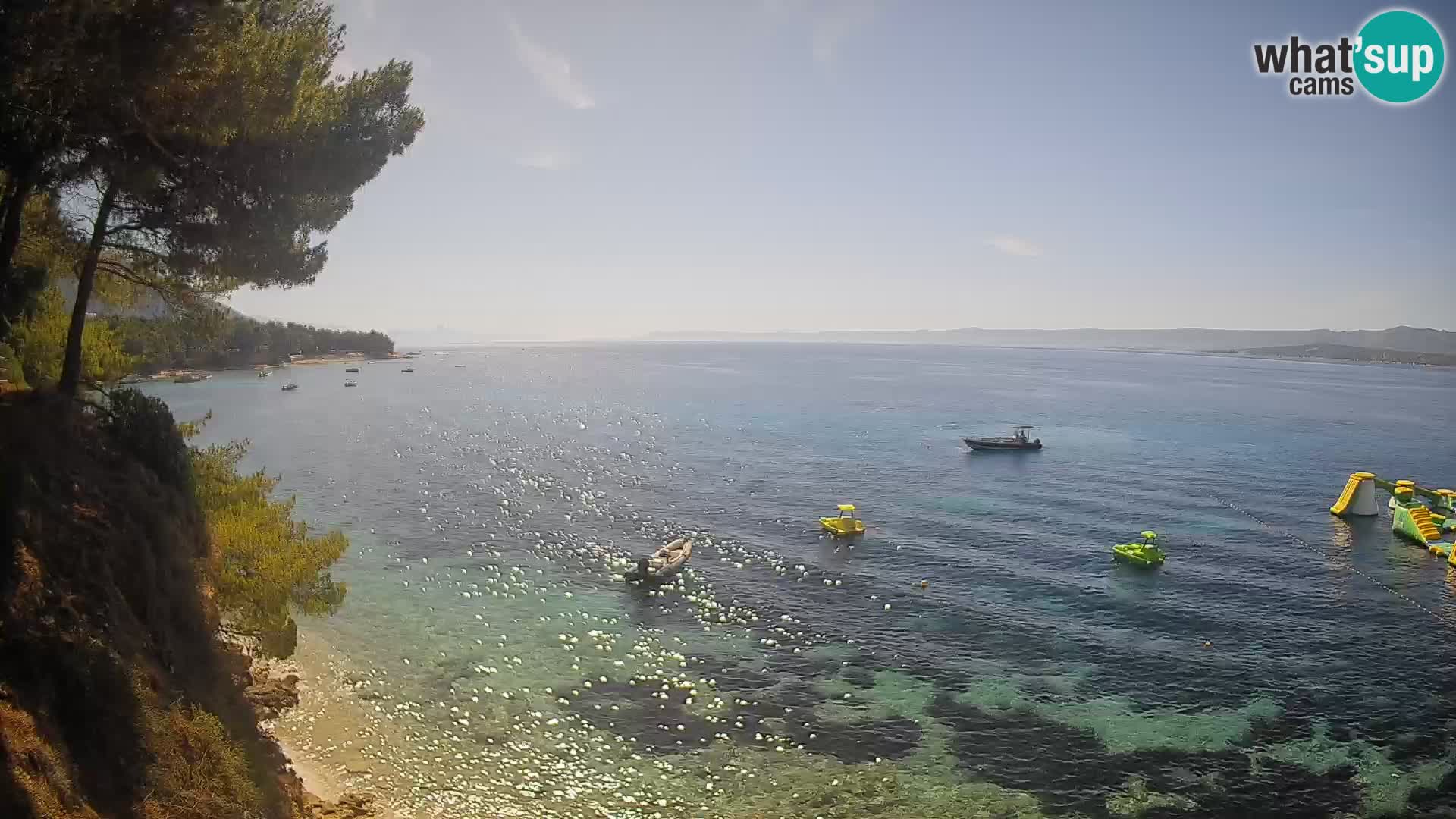 Webcam Strand Potočine Bol – Liveblick auf Borak Beach, Insel Brač