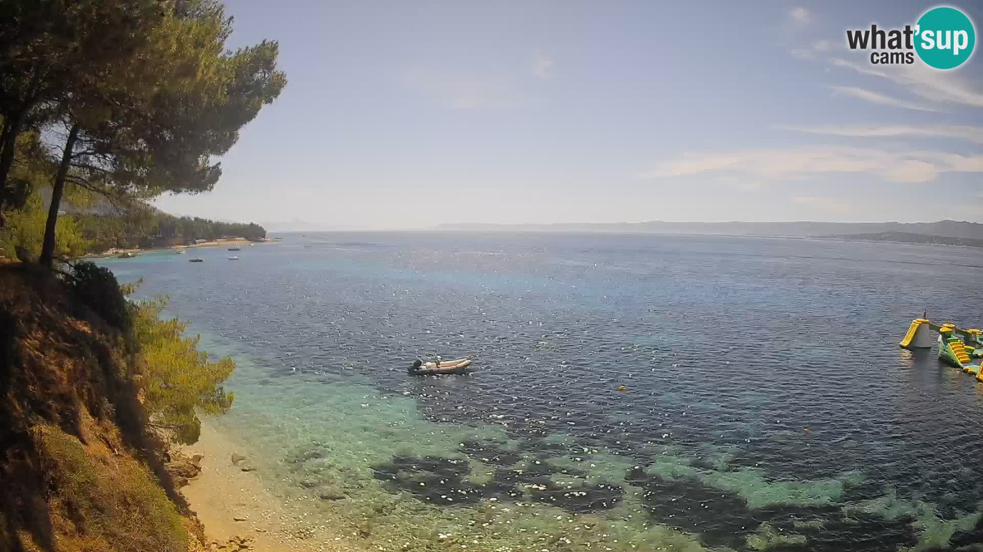 Webcam Strand Potočine Bol – Liveblick auf Borak Beach, Insel Brač