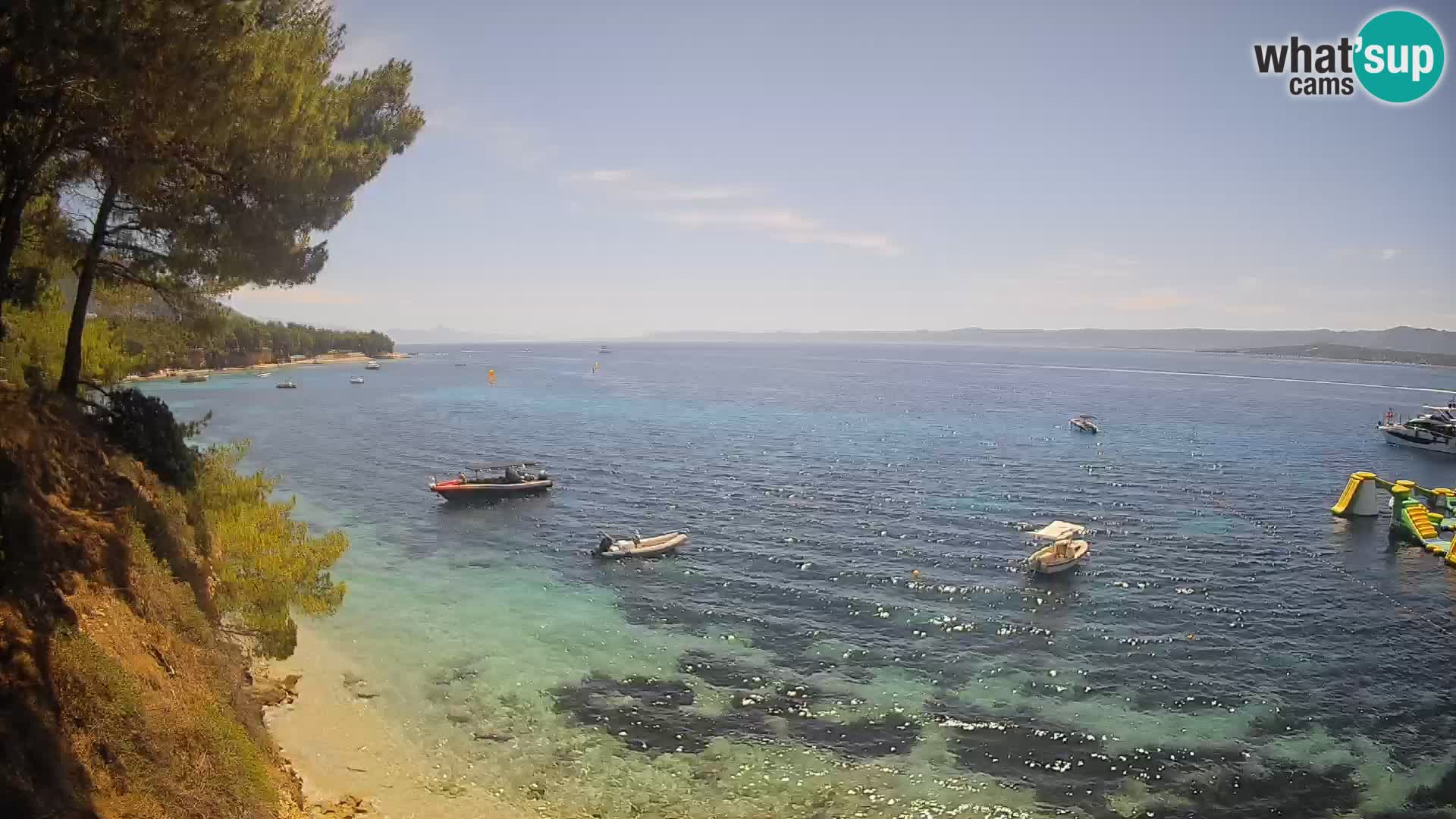 Webcam Potočine Beach Bol – Live View of Borak Beach, Brač Island
