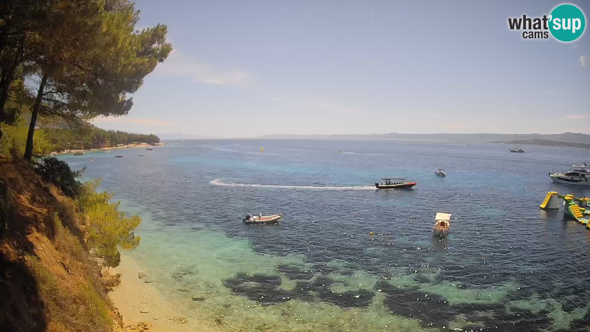 Webcam Potočine Beach Bol – Live View of Borak Beach, Brač Island