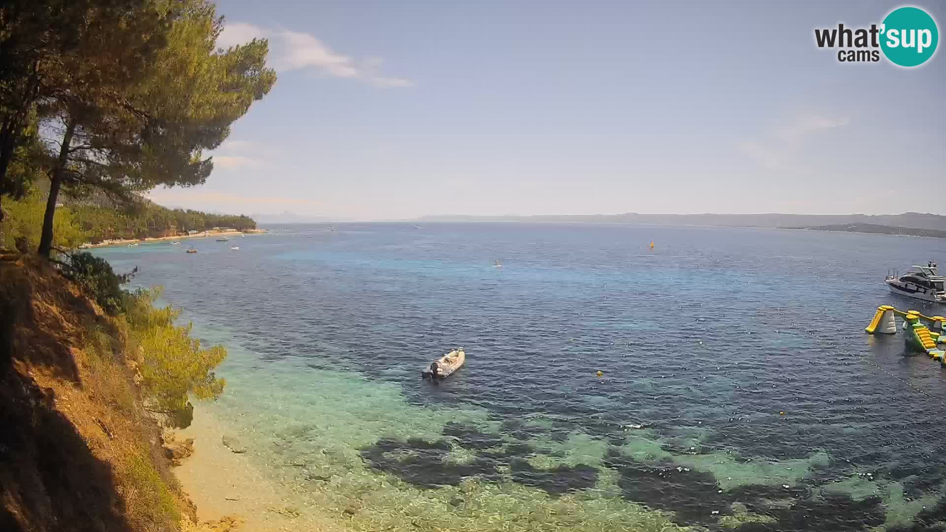 Webcam Strand Potočine Bol – Liveblick auf Borak Beach, Insel Brač