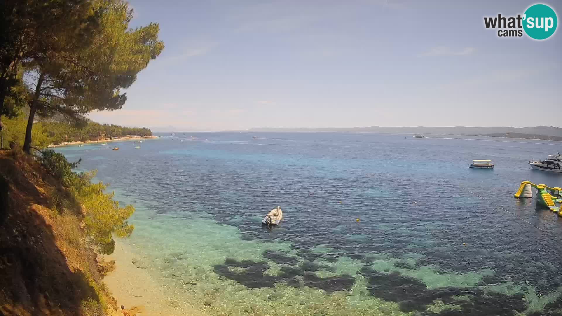 Webcam Playa Potočine Bol – Vista en vivo de Borak Beach, Isla de Brač