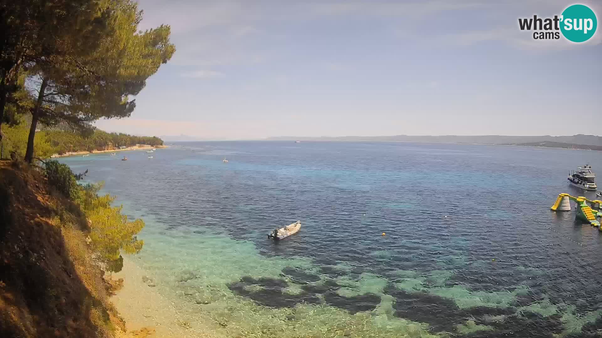 Webcam Playa Potočine Bol – Vista en vivo de Borak Beach, Isla de Brač