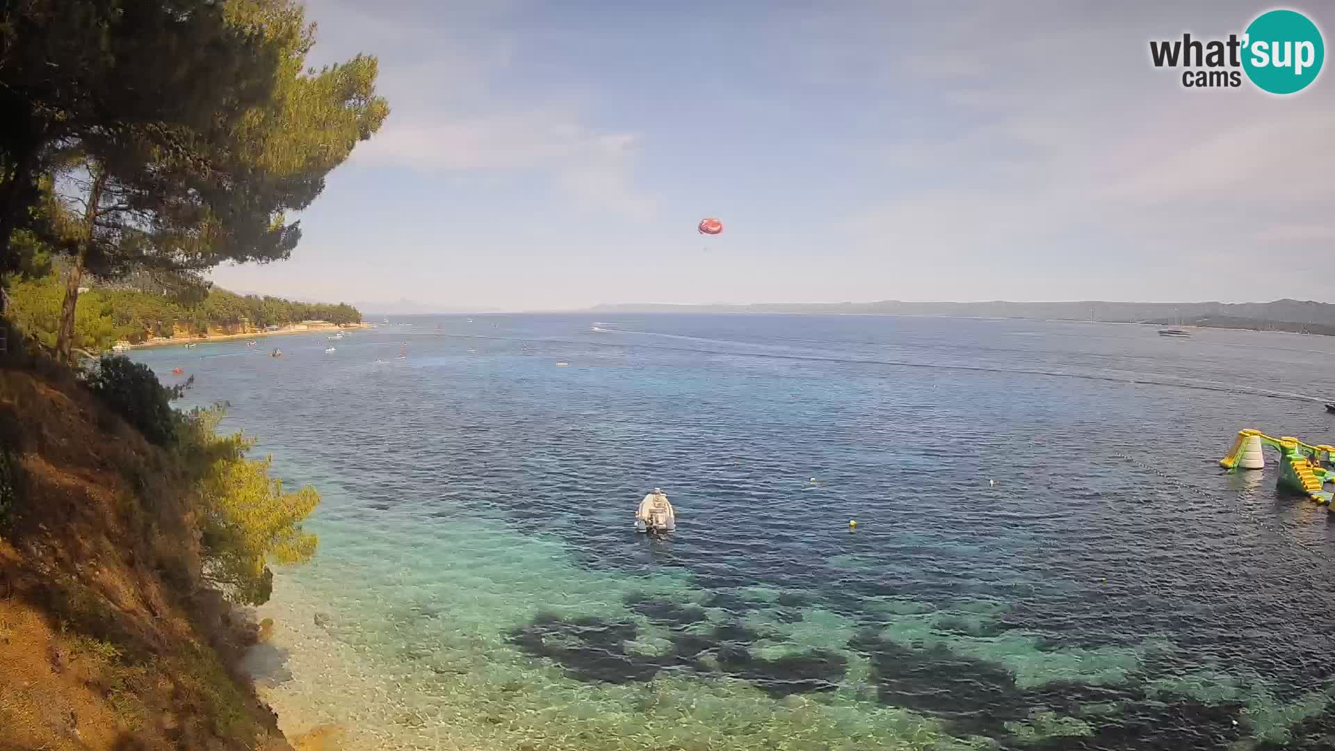 Webcam Potočine Beach Bol – Live View of Borak Beach, Brač Island
