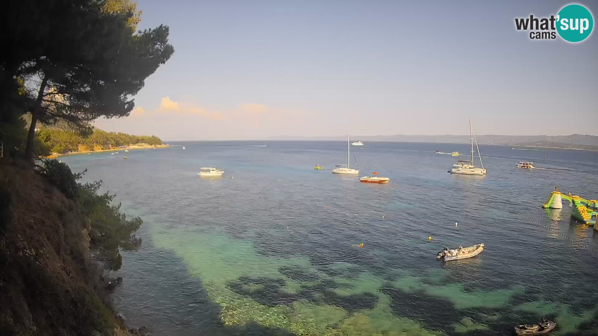 Webcam Potočine Beach Bol – Live View of Borak Beach, Brač Island
